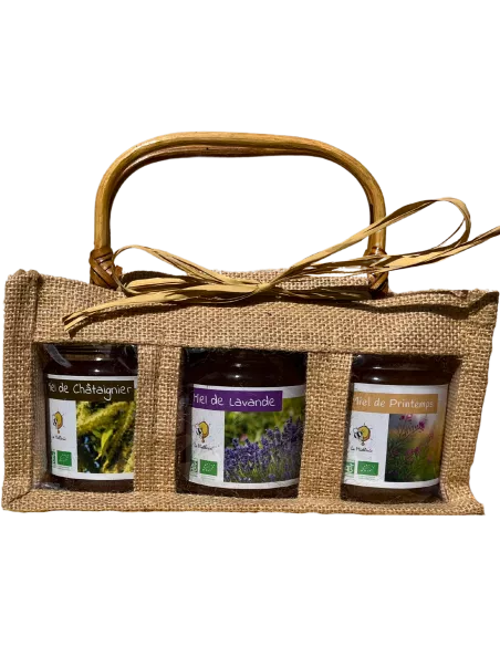 Coffret de 3 miels de Provence