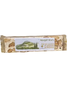 Nougat Blanc de Provence artisanal - Barre de 100g