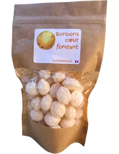 Bonbon cœur de miel coulant