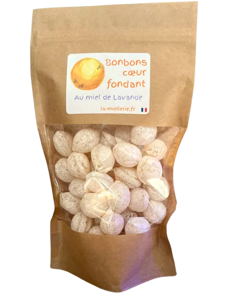 Bonbon coeur fondant au miel de Lavande