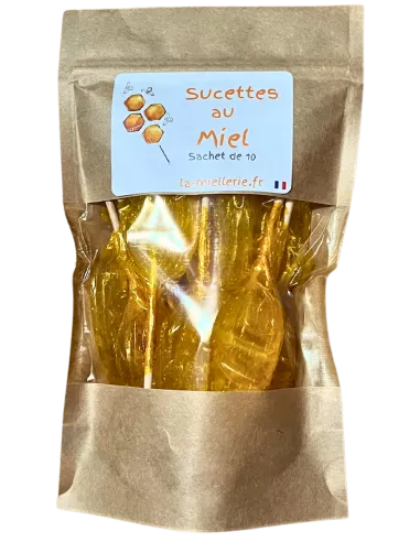 Sucettes artisanales au miel Français