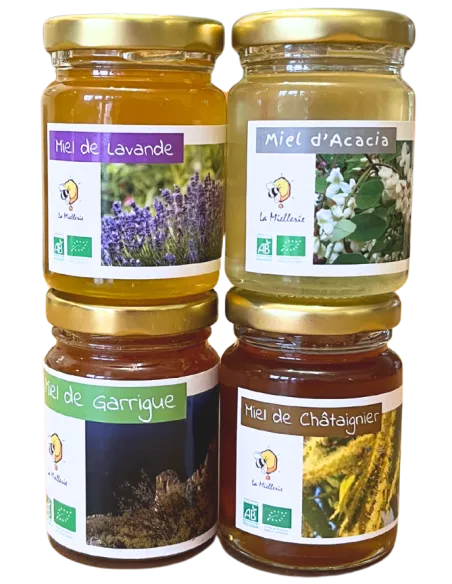 Coffret découverte 4 miels